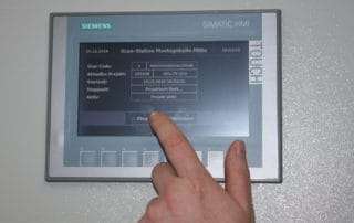 Simatic HMI mit Barcodeleser